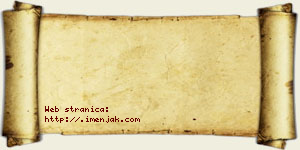 Nikolina Crnjanski vizit kartica